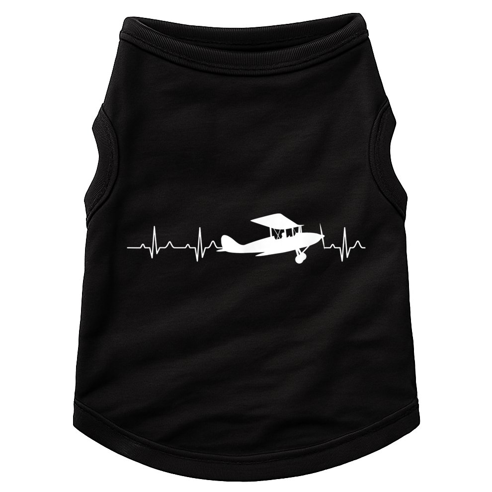 Flying Pilot , Aviation Heartbeat Doggie Tank
