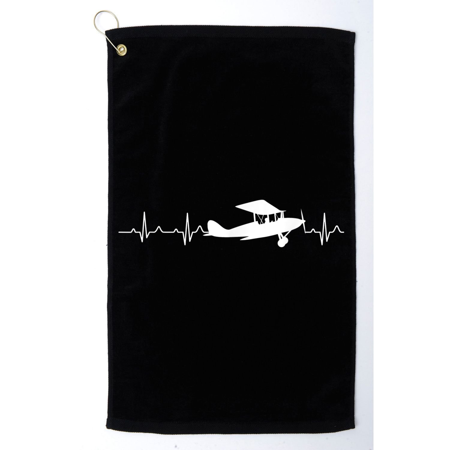 Flying Pilot , Aviation Heartbeat Golf Towel