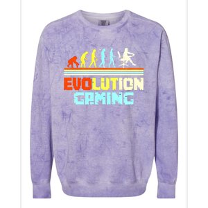 Funny Pc And Video Gamers Gift Colorblast Crewneck Sweatshirt