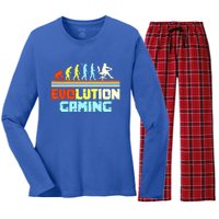 Funny Pc And Video Gamers Gift Women's Long Sleeve Flannel Pajama Set 