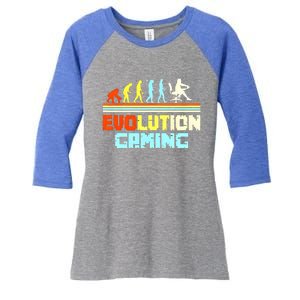 Funny Pc And Video Gamers Gift Women's Tri-Blend 3/4-Sleeve Raglan Shirt