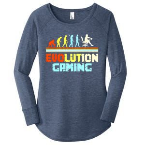 Funny Pc And Video Gamers Gift Women's Perfect Tri Tunic Long Sleeve Shirt