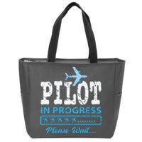 Future Pilot Aviation Student Gift Idea Pilot Zip Tote Bag