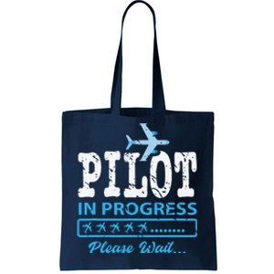 Future Pilot Aviation Student Gift Idea Pilot Tote Bag