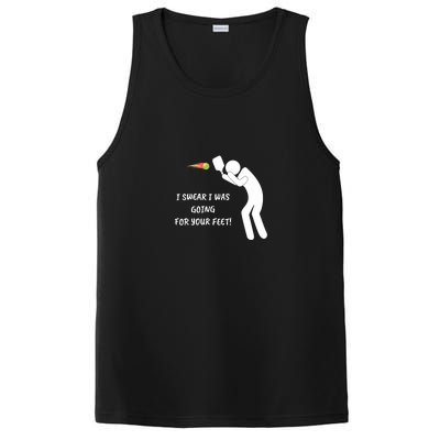 Fun Pickleball, Aiming At Your Feet, Pickleball For Life PosiCharge Competitor Tank