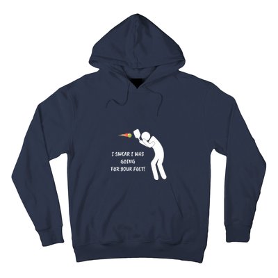 Fun Pickleball, Aiming At Your Feet, Pickleball For Life Hoodie