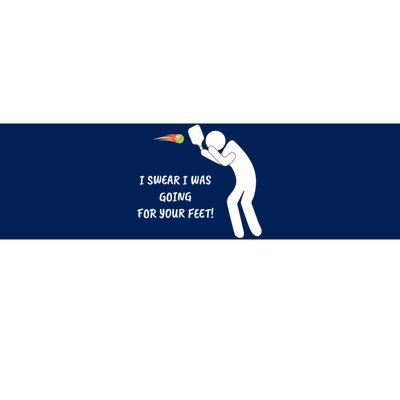 Fun Pickleball, Aiming At Your Feet, Pickleball For Life Bumper Sticker