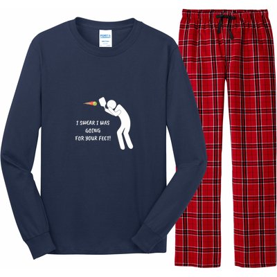 Fun Pickleball, Aiming At Your Feet, Pickleball For Life Long Sleeve Pajama Set