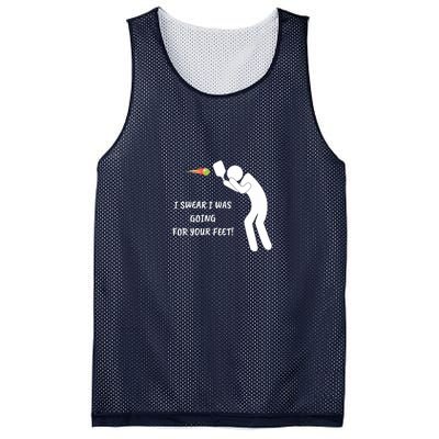 Fun Pickleball, Aiming At Your Feet, Pickleball For Life Mesh Reversible Basketball Jersey Tank