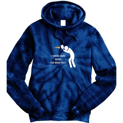 Fun Pickleball, Aiming At Your Feet, Pickleball For Life Tie Dye Hoodie