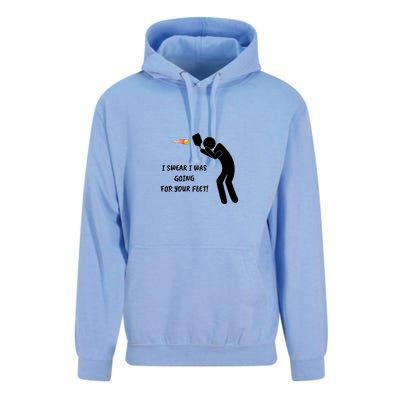 Fun Pickleball, Aiming At Your Feet, Pickleball For Life Unisex Surf Hoodie