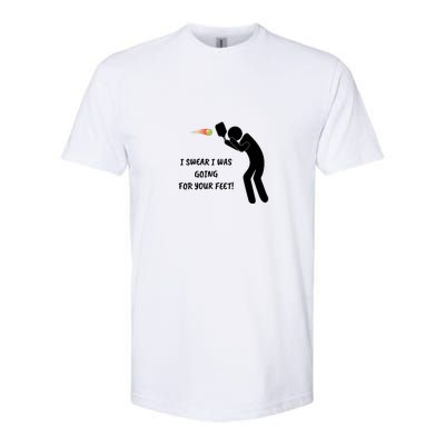 Fun Pickleball, Aiming At Your Feet, Pickleball For Life Softstyle CVC T-Shirt