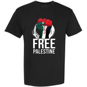 Free Palestine Arabic Support Palestine And Gaza Jerusalem Garment-Dyed Heavyweight T-Shirt