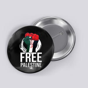 Free Palestine Arabic Support Palestine And Gaza Jerusalem Button