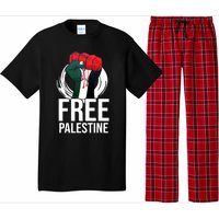 Free Palestine Arabic Support Palestine And Gaza Jerusalem Pajama Set