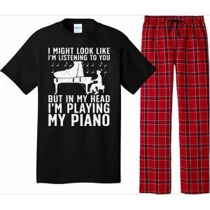 Funny Piano Art Music Keyboard Piano Lovers Pajama Set