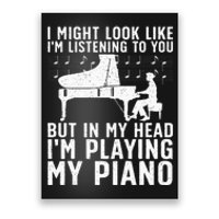 Funny Piano Art Music Keyboard Piano Lovers Poster