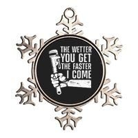 Funny Plumber Art For Women Steamfitter Plumbing Lovers Metallic Star Ornament