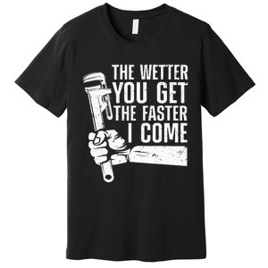 Funny Plumber Art For Women Steamfitter Plumbing Lovers Premium T-Shirt