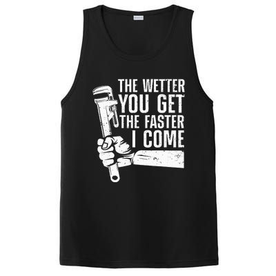 Funny Plumber Art For Women Steamfitter Plumbing Lovers PosiCharge Competitor Tank