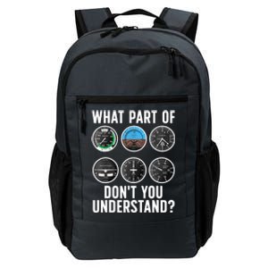 Funny Pilot Art For Wo Airplane Pilots Aviation Lover Daily Commute Backpack