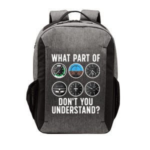 Funny Pilot Art For Wo Airplane Pilots Aviation Lover Vector Backpack