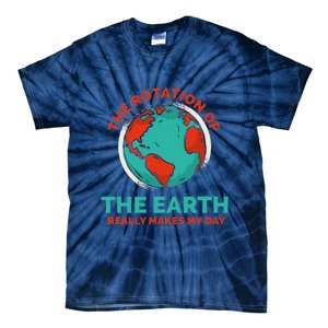 Funny Planet Anniversary Environmental Awareness Earth Day Tie-Dye T-Shirt