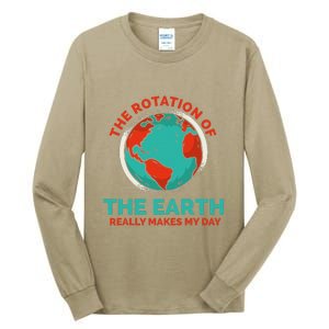 Funny Planet Anniversary Environmental Awareness Earth Day Tall Long Sleeve T-Shirt