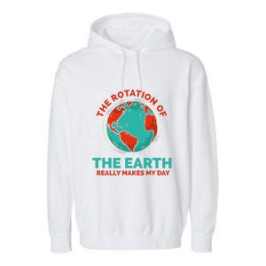 Funny Planet Anniversary Environmental Awareness Earth Day Garment-Dyed Fleece Hoodie