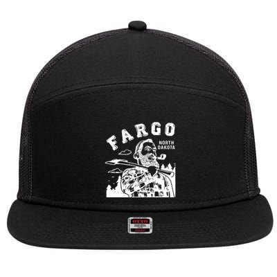 Fargo Paul Bunyan North Dakota 7 Panel Mesh Trucker Snapback Hat