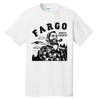 Fargo Paul Bunyan North Dakota Tall T-Shirt