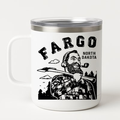 Fargo Paul Bunyan North Dakota 12 oz Stainless Steel Tumbler Cup