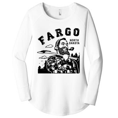 Fargo Paul Bunyan North Dakota Women's Perfect Tri Tunic Long Sleeve Shirt