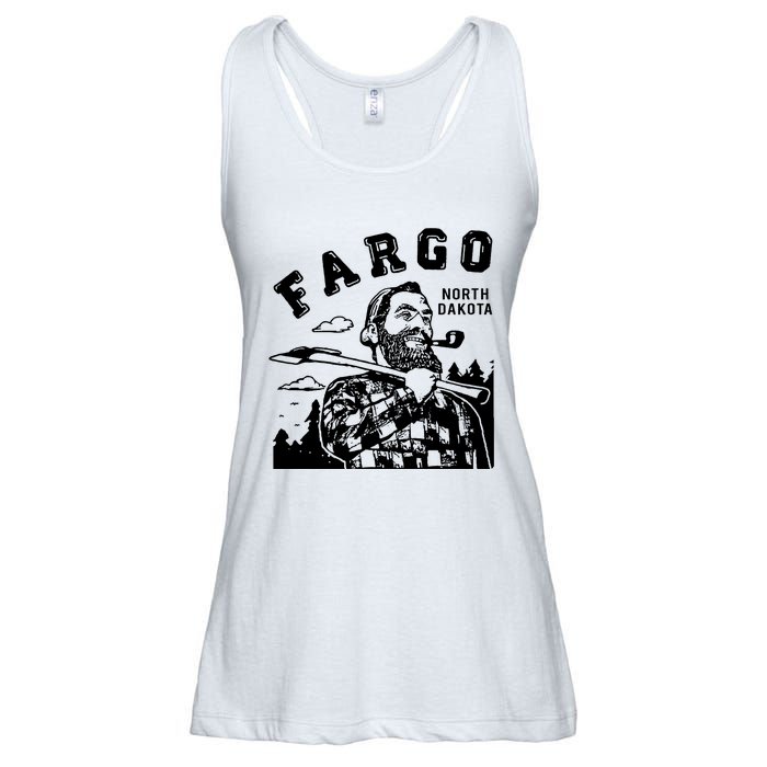 Fargo Paul Bunyan North Dakota Ladies Essential Flowy Tank