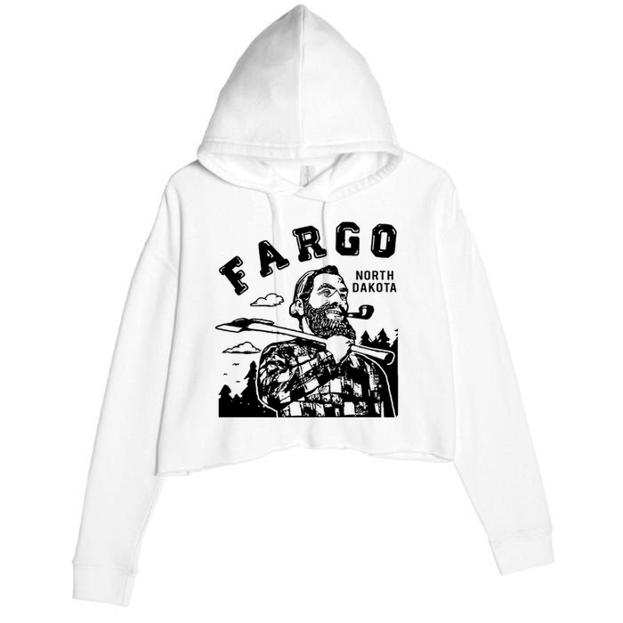 Fargo Paul Bunyan North Dakota Crop Fleece Hoodie