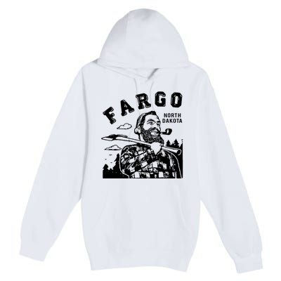 Fargo Paul Bunyan North Dakota Premium Pullover Hoodie