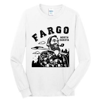 Fargo Paul Bunyan North Dakota Tall Long Sleeve T-Shirt