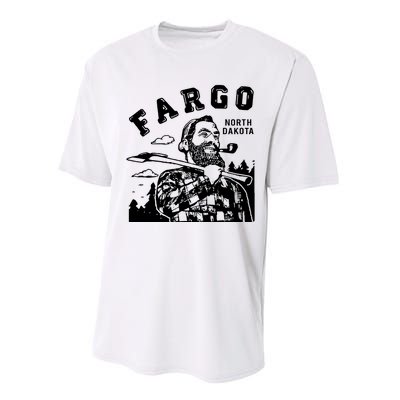 Fargo Paul Bunyan North Dakota Performance Sprint T-Shirt