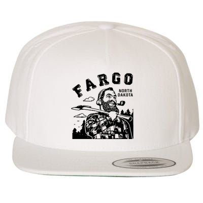 Fargo Paul Bunyan North Dakota Wool Snapback Cap