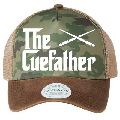 Funny Pool Billiards Player The Cue Father Gift Legacy Tie Dye Trucker Hat