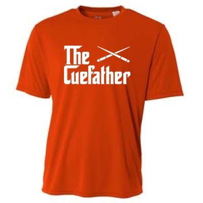 Funny Pool Billiards Player The Cue Father Gift Cooling Performance Crew T-Shirt