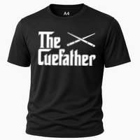 Funny Pool Billiards Player The Cue Father Gift Cooling Performance Crew T-Shirt
