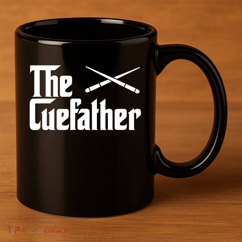 Funny Pool Billiards Player The Cue Father Gift 11oz C Handle Ceramic Mug