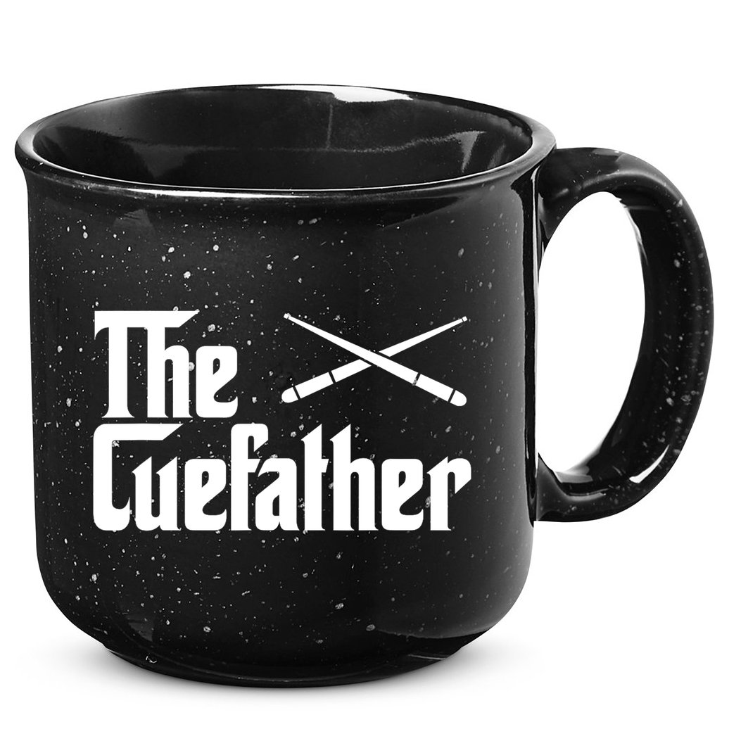 Funny Pool Billiards Player The Cue Father Gift 15oz Campfire Ceramic Mug