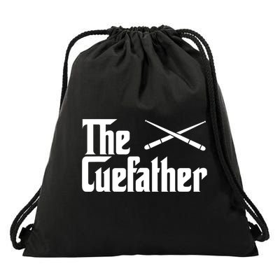 Funny Pool Billiards Player The Cue Father Gift Drawstring Bag
