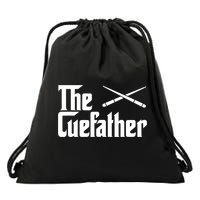 Funny Pool Billiards Player The Cue Father Gift Drawstring Bag