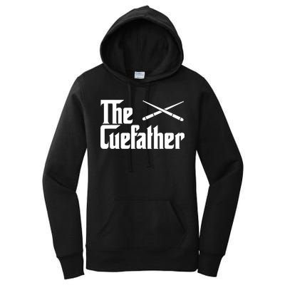Funny Pool Billiards Player The Cue Father Gift Women's Pullover Hoodie