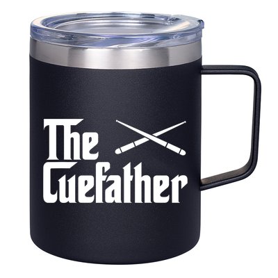 Funny Pool Billiards Player The Cue Father Gift 12oz Stainless Steel Coffee Mug