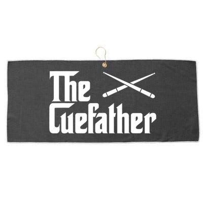 Funny Pool Billiards Player The Cue Father Gift Large Microfiber Waffle Golf Towel