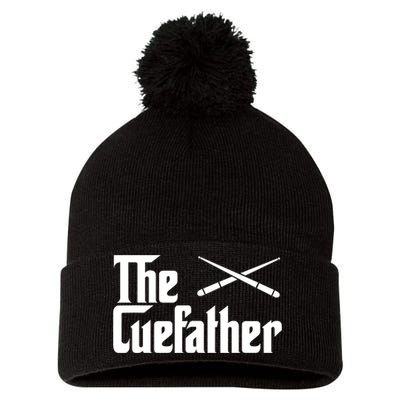Funny Pool Billiards Player The Cue Father Gift Pom Pom 12in Knit Beanie